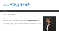 Desktop Screenshot of annechoquette.com