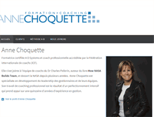 Tablet Screenshot of annechoquette.com